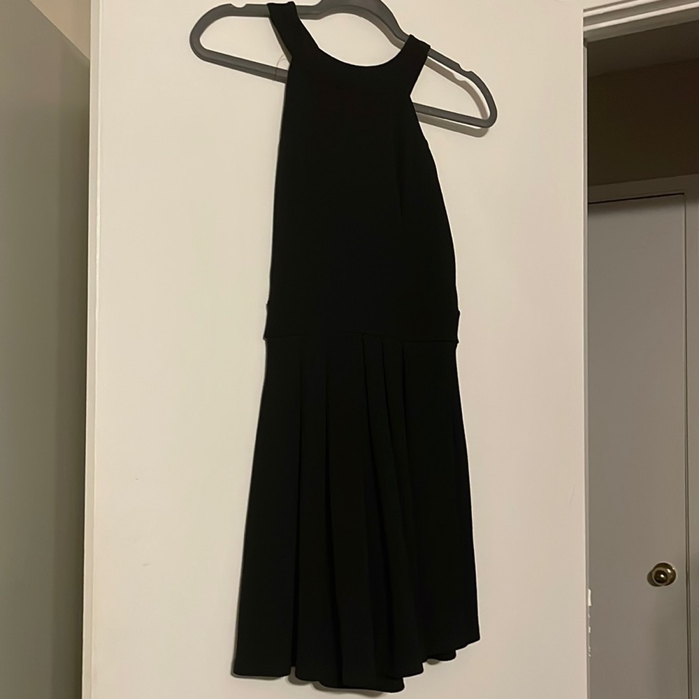 Black mini dress